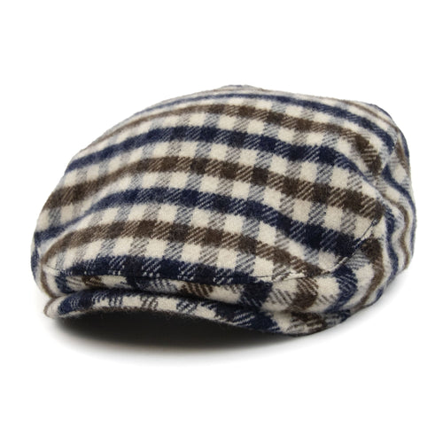 Aquascutum Club Check Flat Cap 28 Club Check