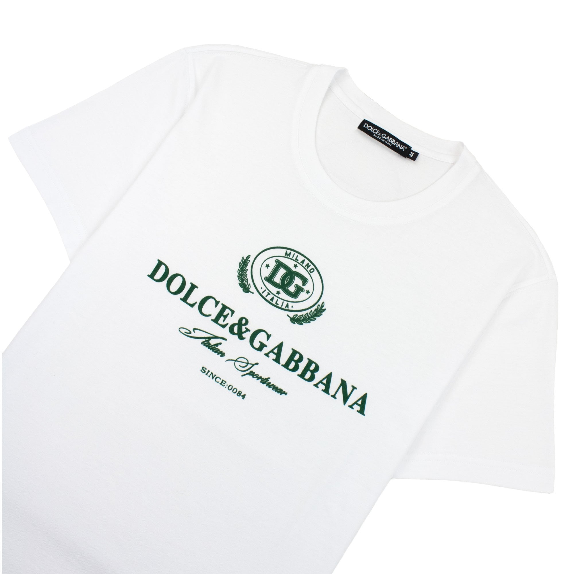 Dolce & Gabbana Logo Print T Shirt White V0800