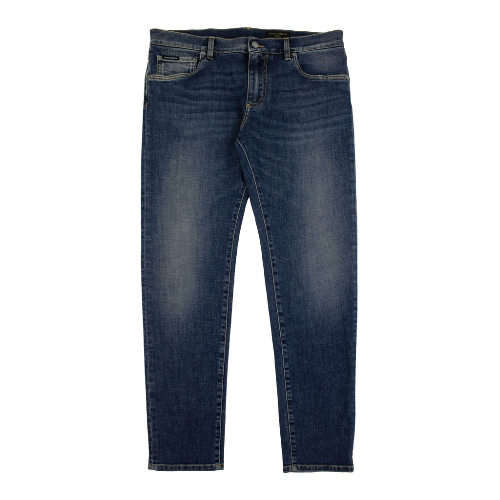 Dolce & Gabbana Wash Skinny Stretch Jeans Denim Blue