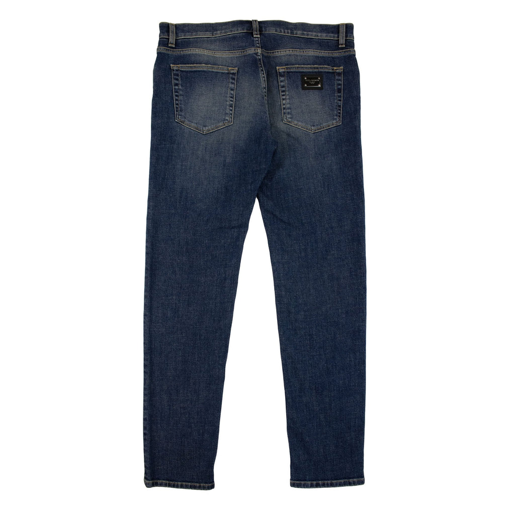 Dolce & Gabbana Wash Skinny Stretch Jeans Denim Blue