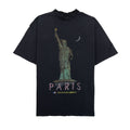 Balenciaga Paris Liberty Medium Fit T Shirt Black 1083