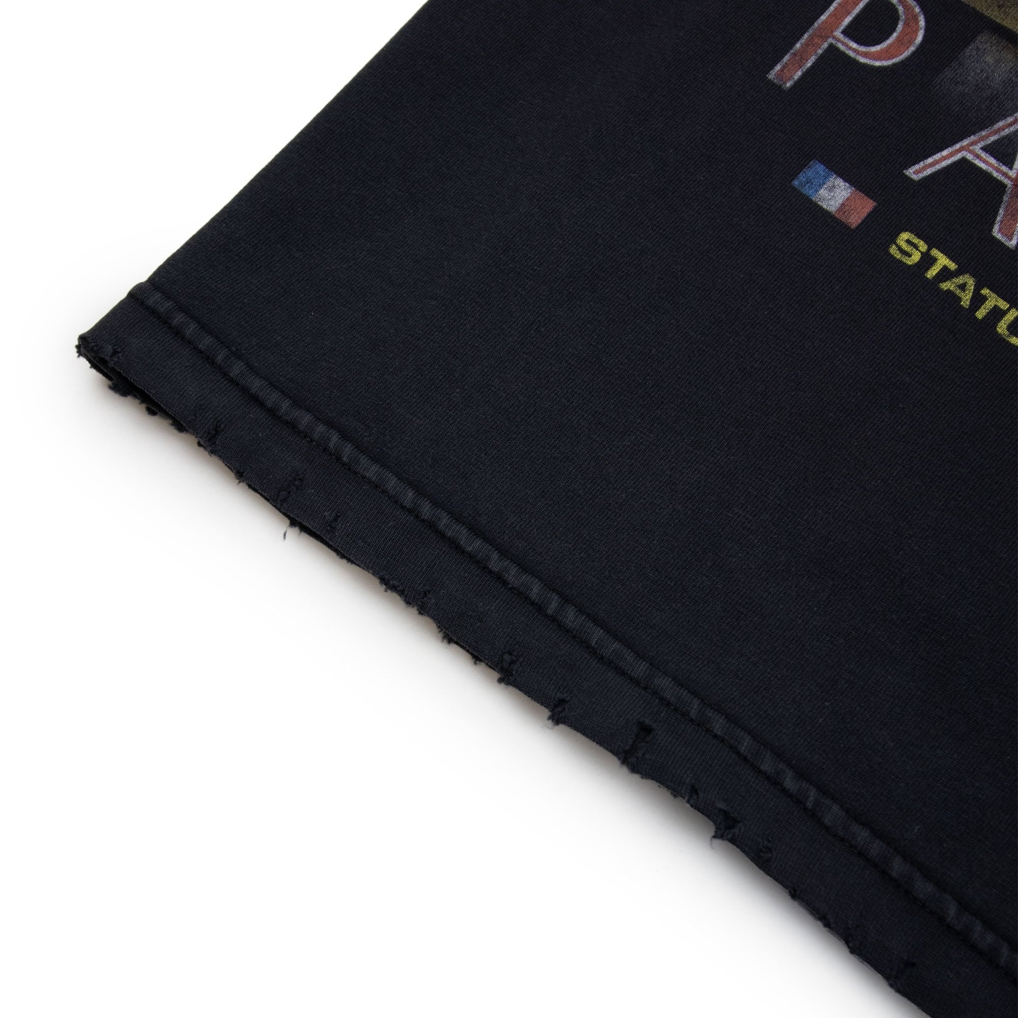 Balenciaga Paris Liberty Medium Fit T Shirt Black 1083