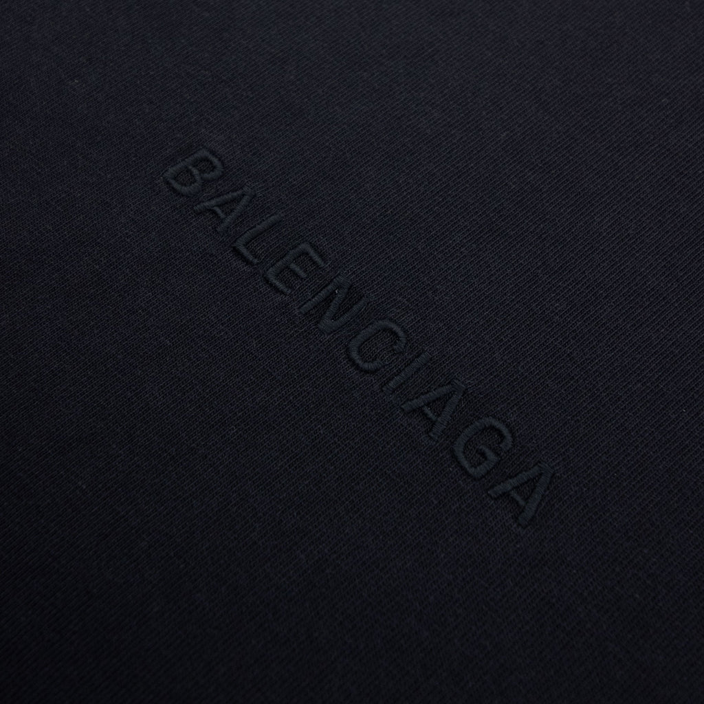 Balenciaga Paris Liberty Medium Fit T Shirt Black 1083