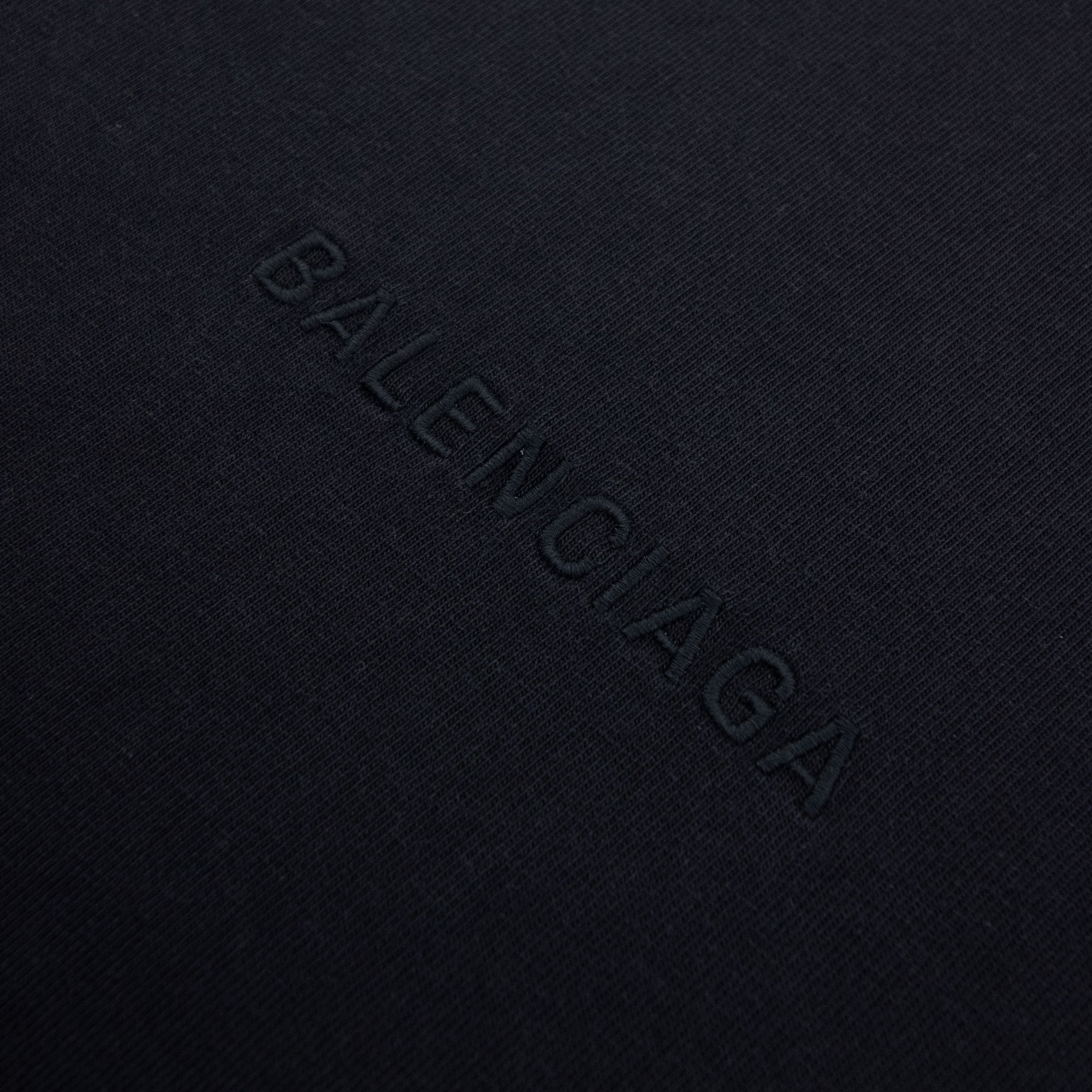 Balenciaga Paris Liberty Medium Fit T Shirt Black 1083