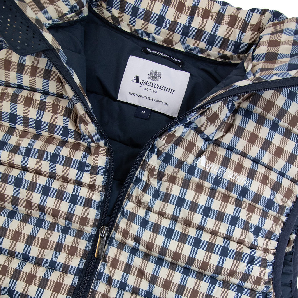Aquascutum Rlg Active Vest Club Check 28