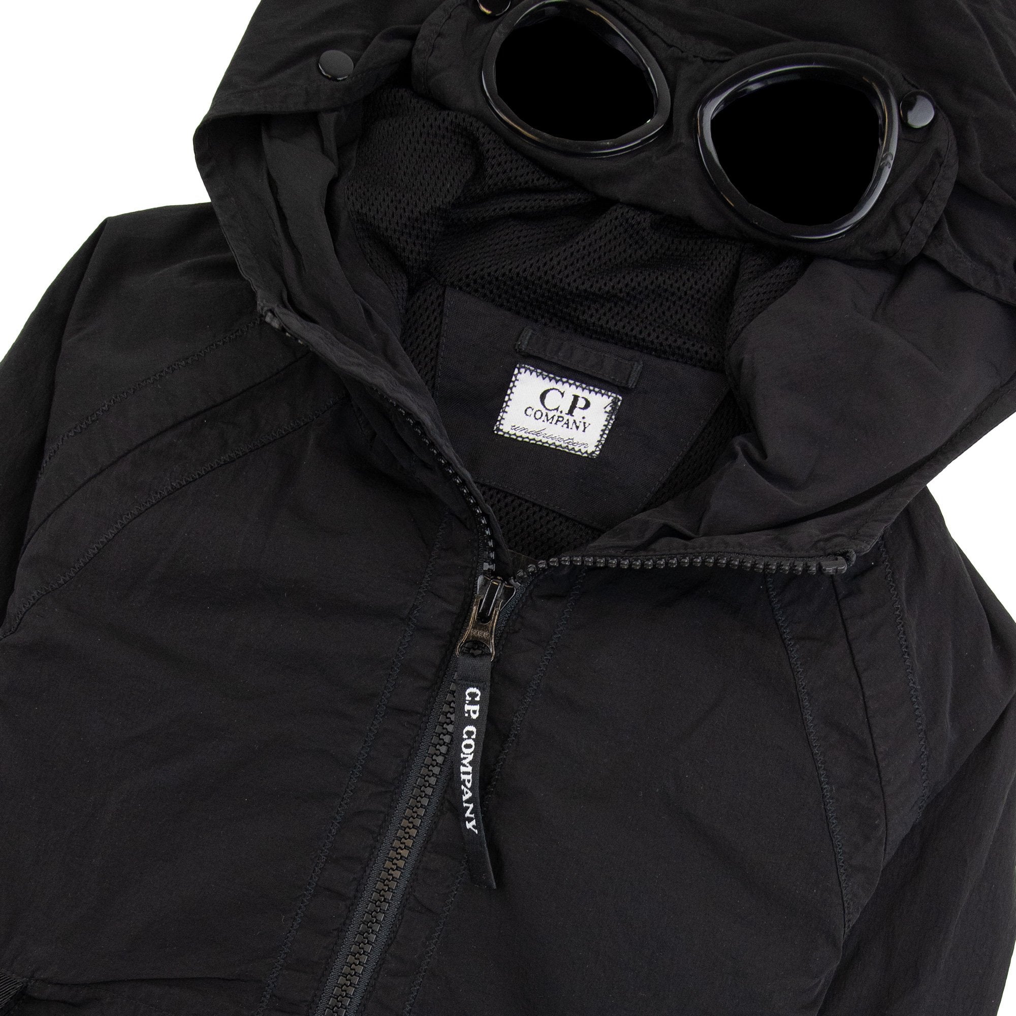 Cp Company U16 Chrome-r Goggle Jacket Black 999 | ONU – Onu