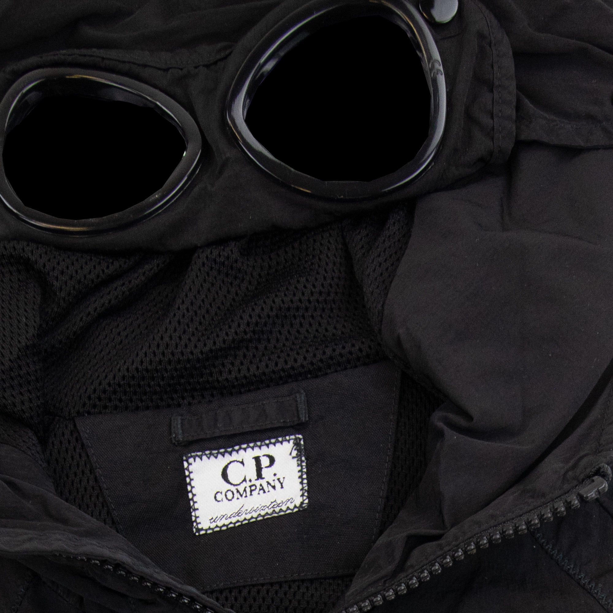 ジャケット・アウター C.P. company Chrome Goggle Jacket Cp Company U16 Chrome-r Goggle Jacket Black 999 | ONU – Onu