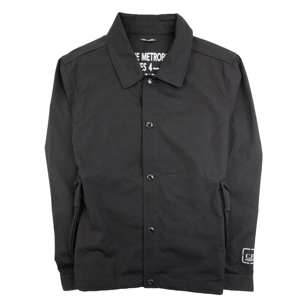 Cp Company Metropolis Series Hyst Overshirt Black 999