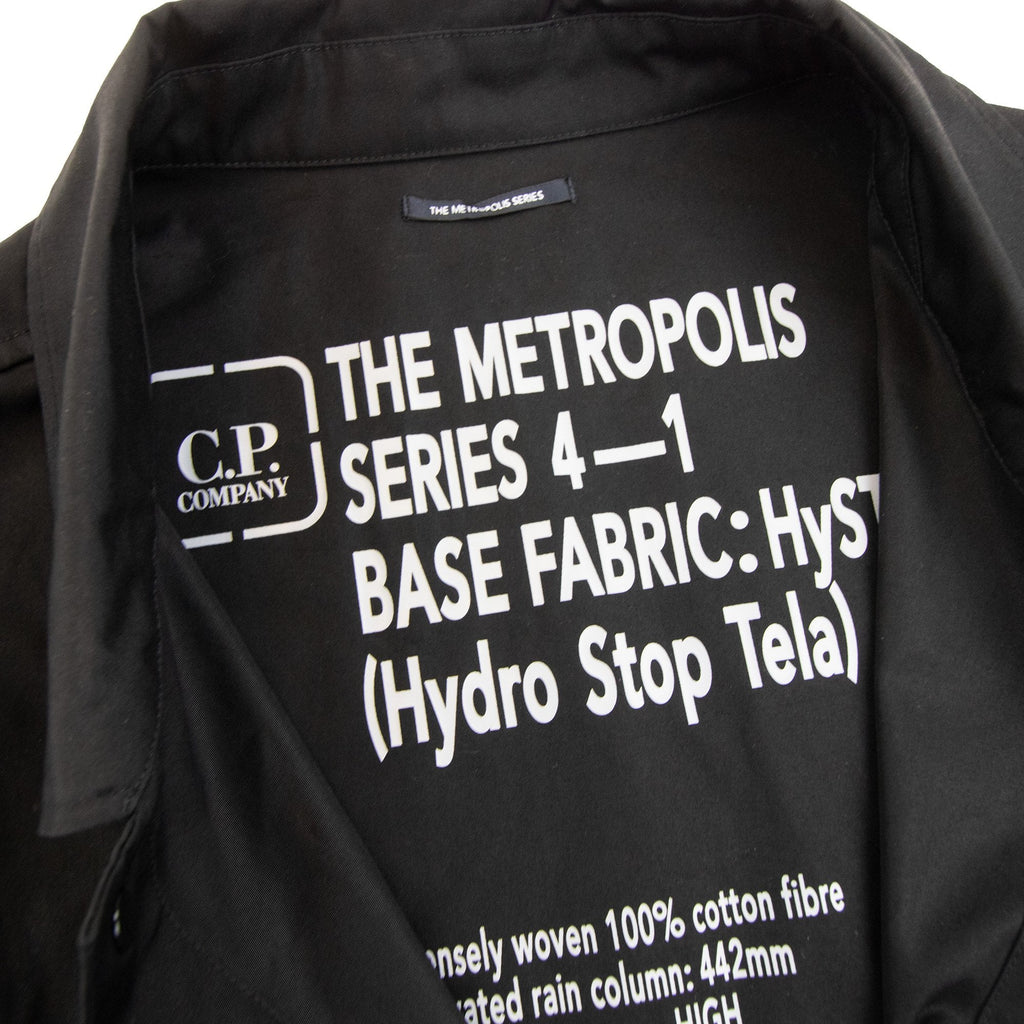 Cp Company Metropolis Series Hyst Overshirt Black 999
