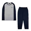 Hugo Boss Refined Long Set Pyjamas Set Grey/Navy