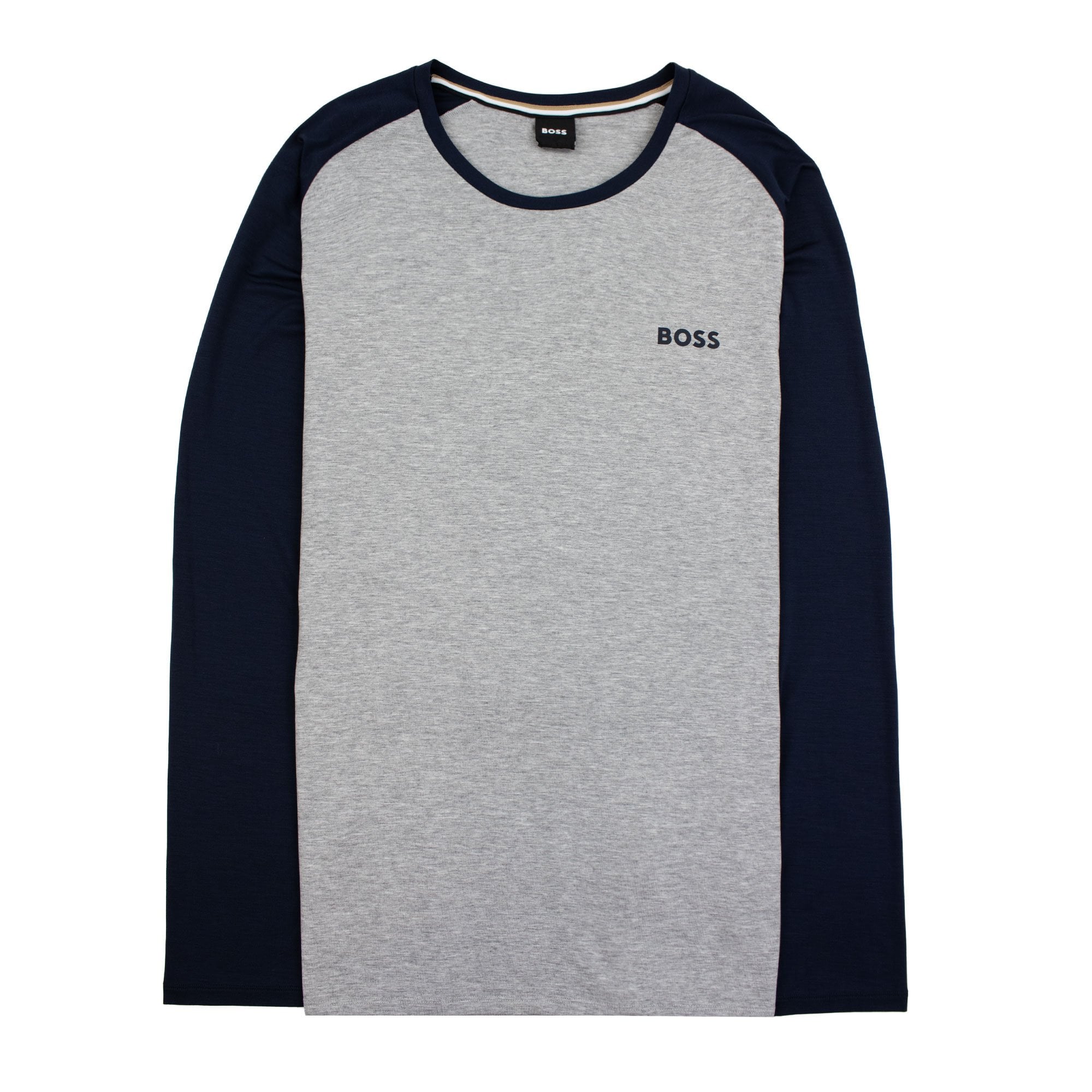 Hugo Boss Refined Long Set Pyjamas Set Grey/Navy
