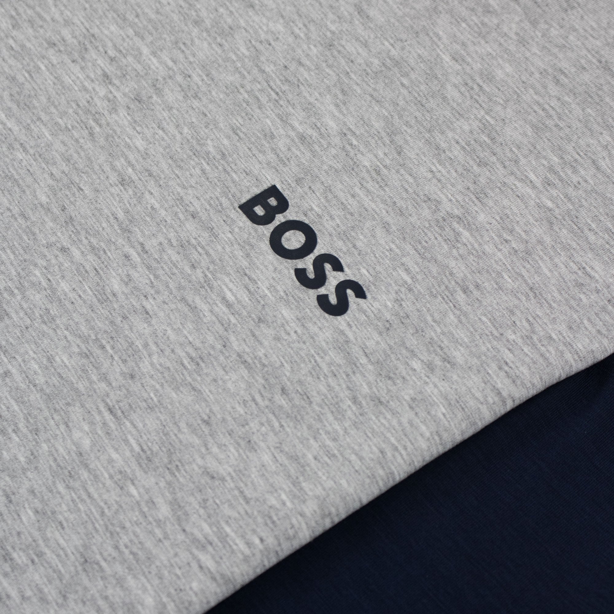 Hugo Boss Refined Long Set Pyjamas Set Grey/Navy
