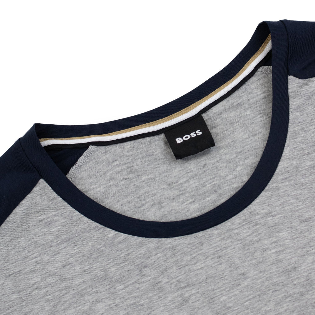Hugo Boss Refined Long Set Pyjamas Set Grey/Navy