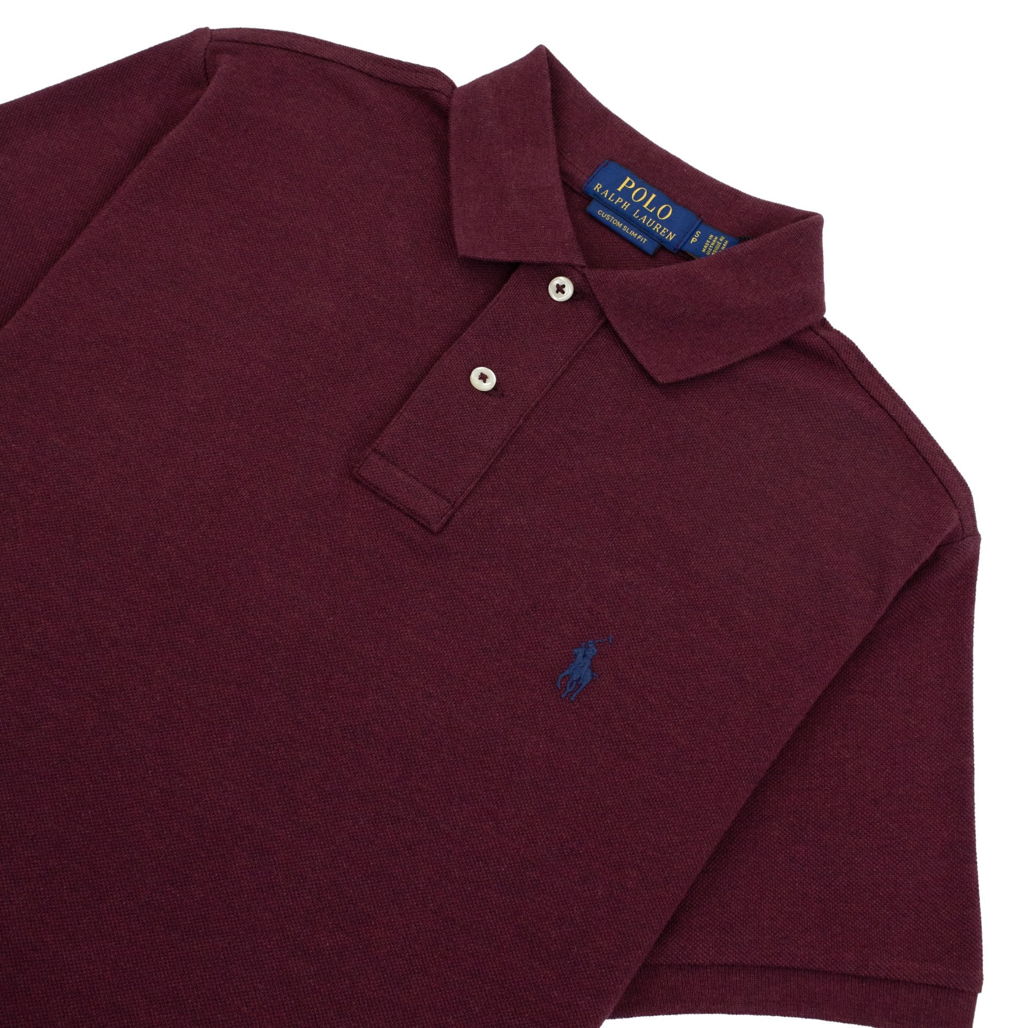 Polo Ralph Lauren Slim Fit Short Sleeve Polo Dk Red