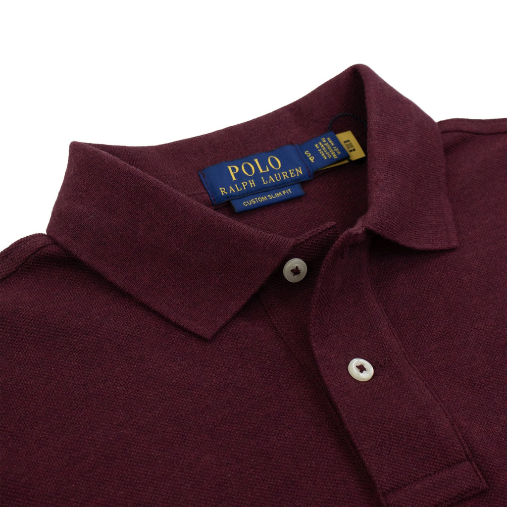 Polo Ralph Lauren Slim Fit Short Sleeve Polo Dk Red
