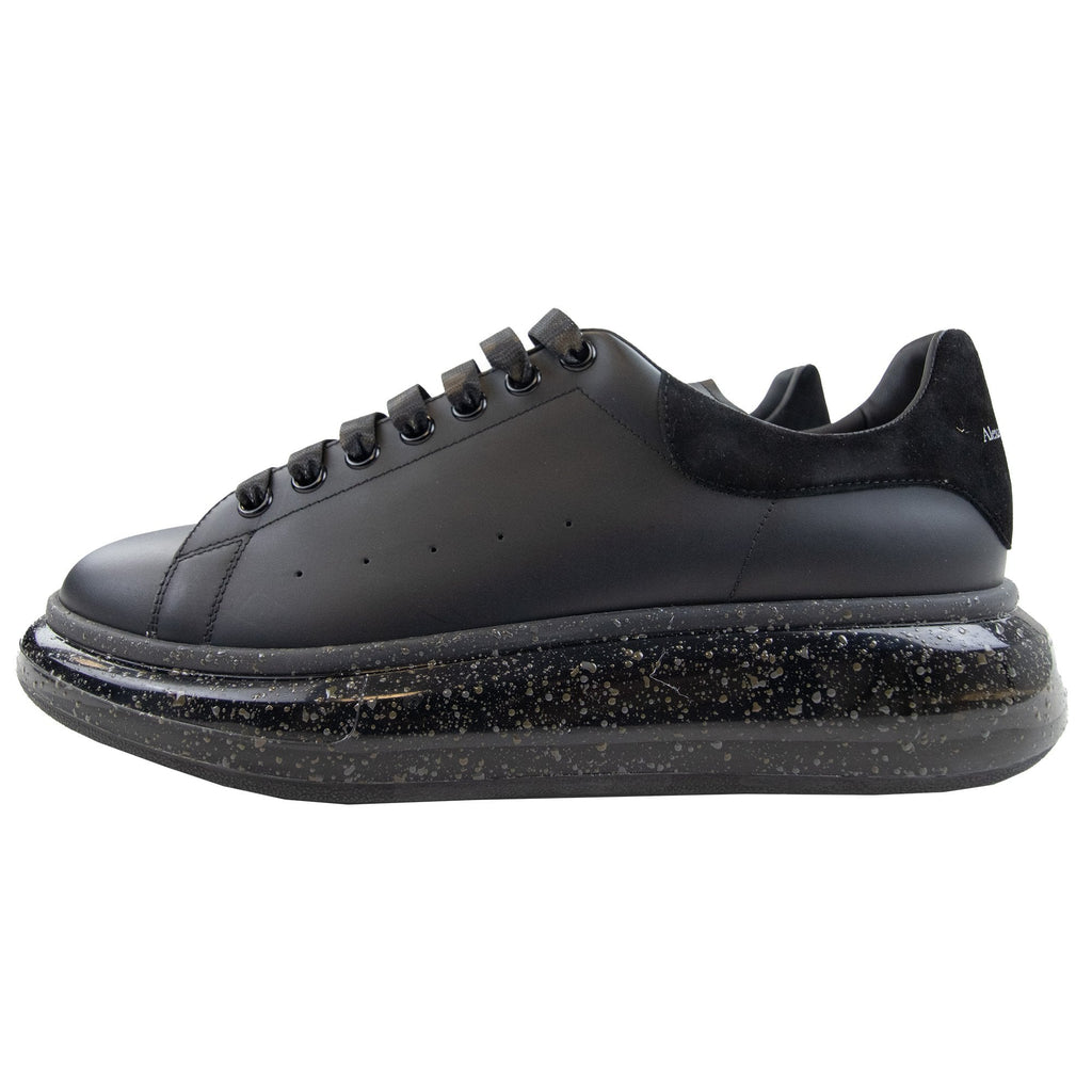 Alexander Mcqueen Larry Oversized Splatter Trainers Black/black