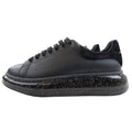 Alexander Mcqueen Larry Oversized Splatter Trainers Black/black
