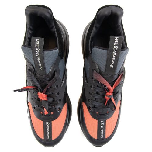 Alexander Mcqueen Oversize Lace-up Sneakers Black/blue/red