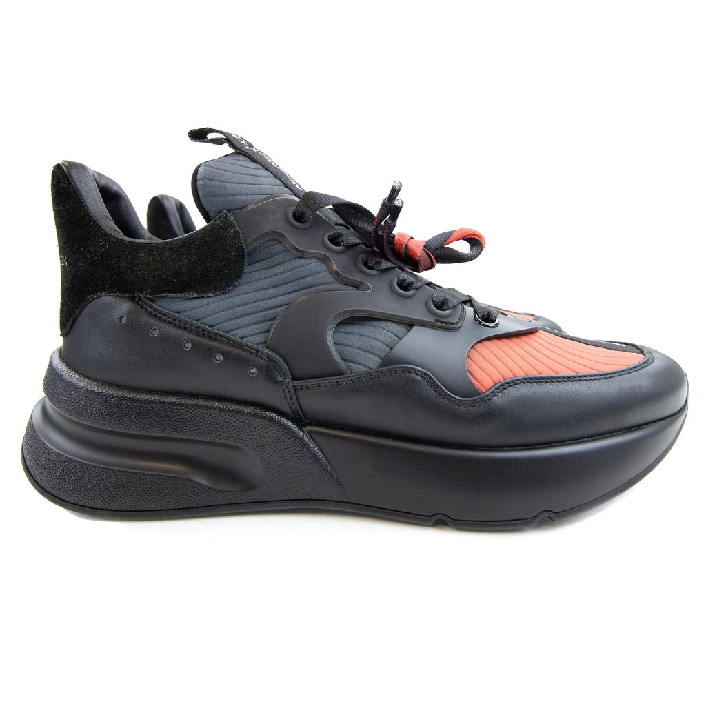 Alexander Mcqueen Oversize Lace-up Sneakers Black/blue/red