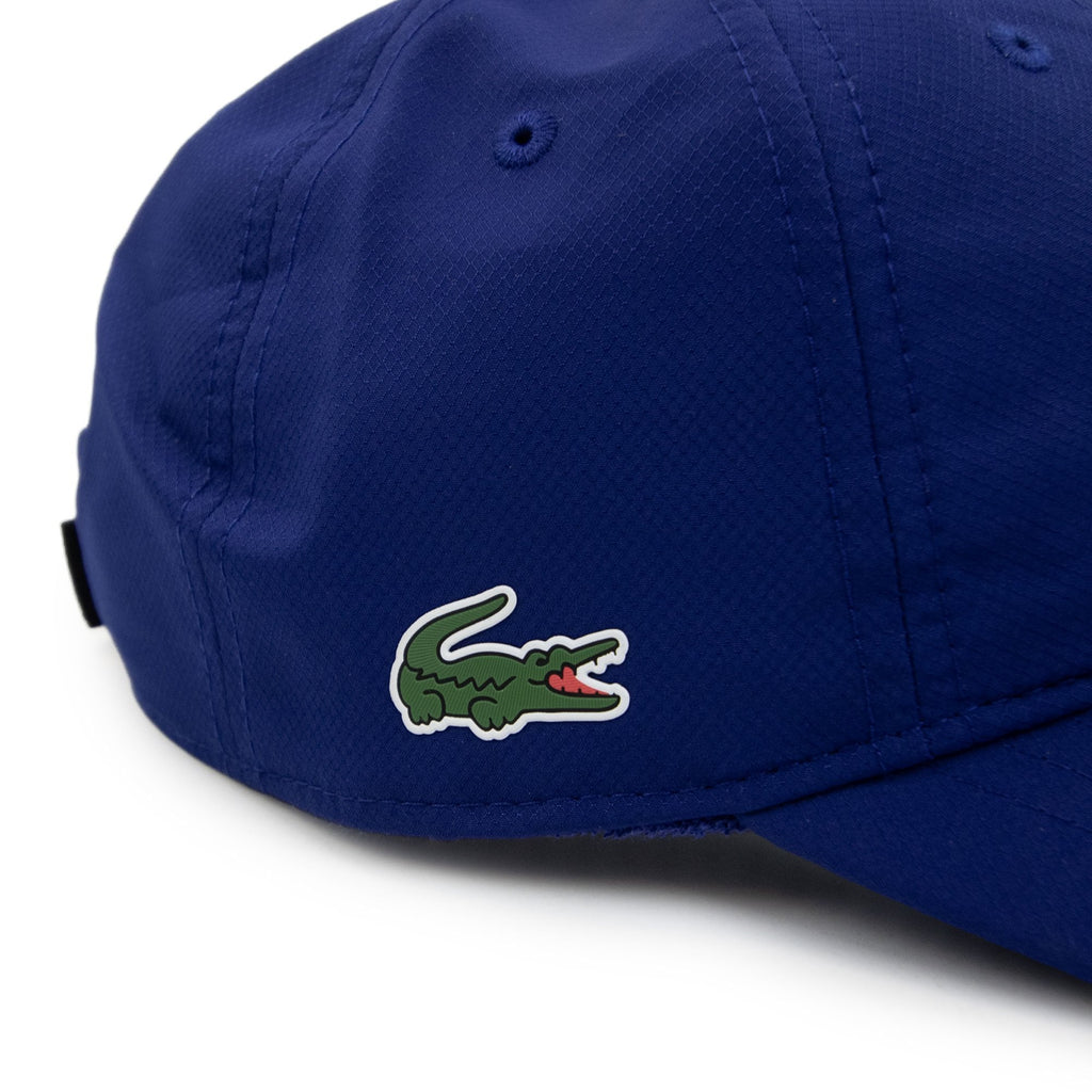 Lacoste Lightweight Diamond Taffeta Sport Cap Blue