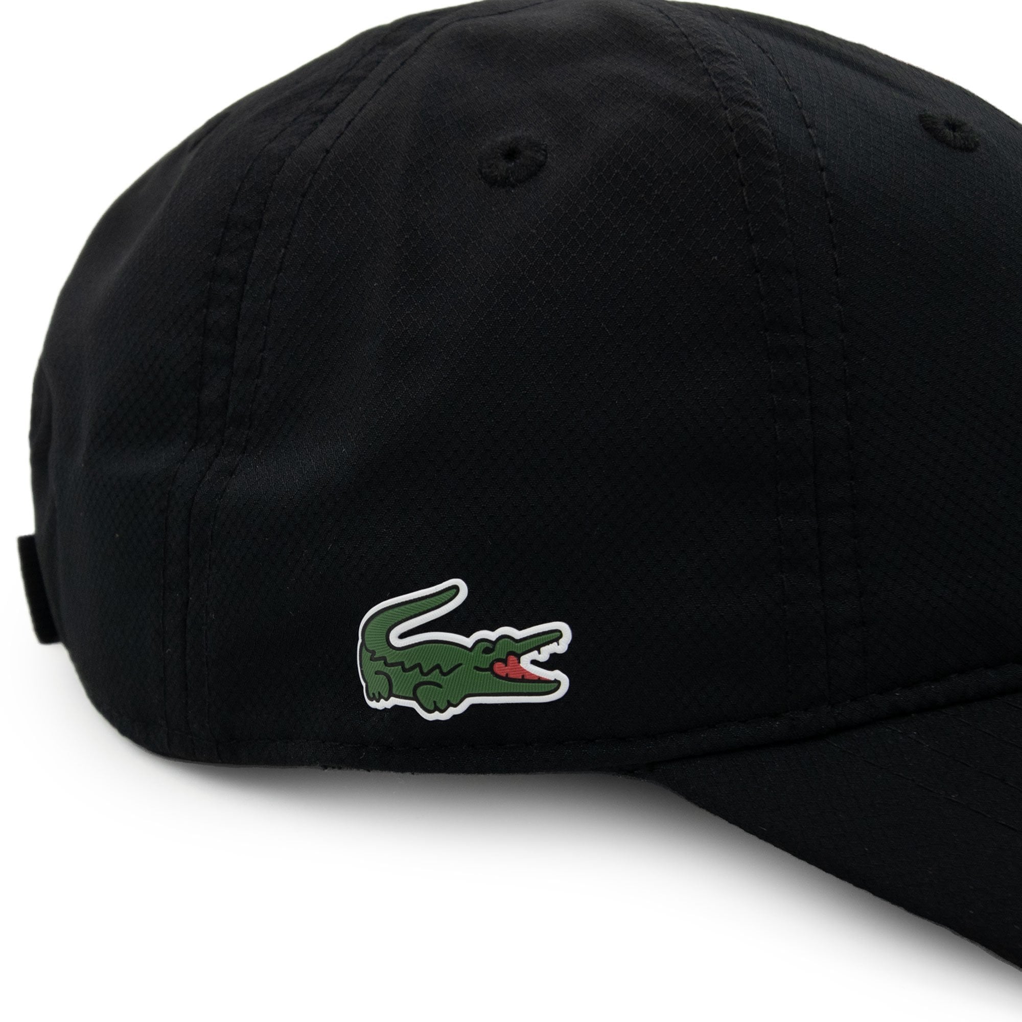 Lacoste Lightweight Diamond Taffeta Sport Cap Black