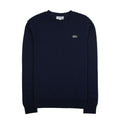 Lacoste Logo Cotton Blend Sweatshirt Navy