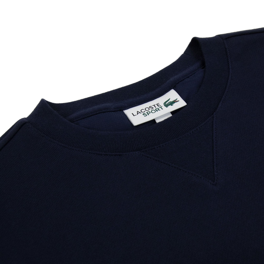 Lacoste Logo Cotton Blend Sweatshirt Navy