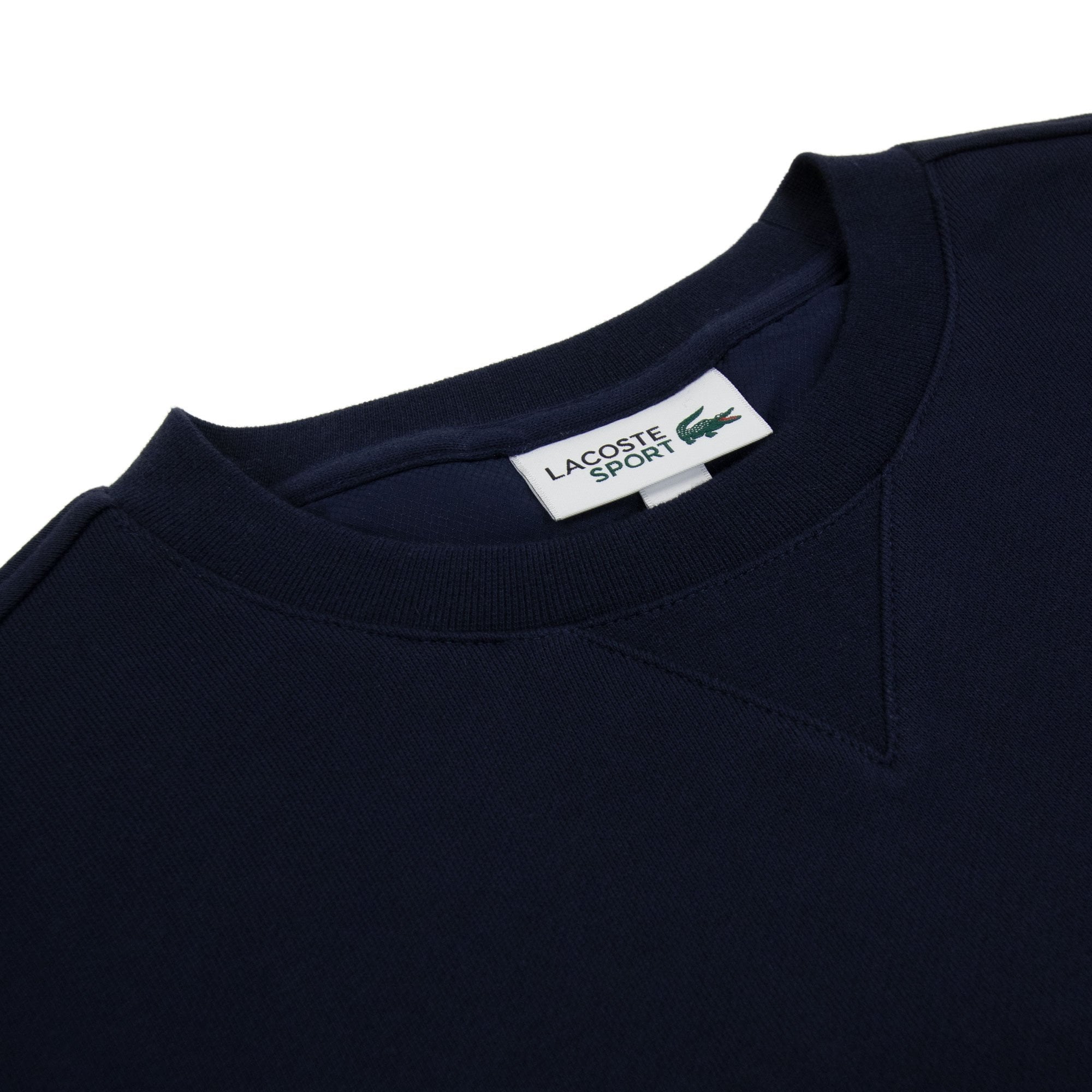 Lacoste Logo Cotton Blend Sweatshirt Navy