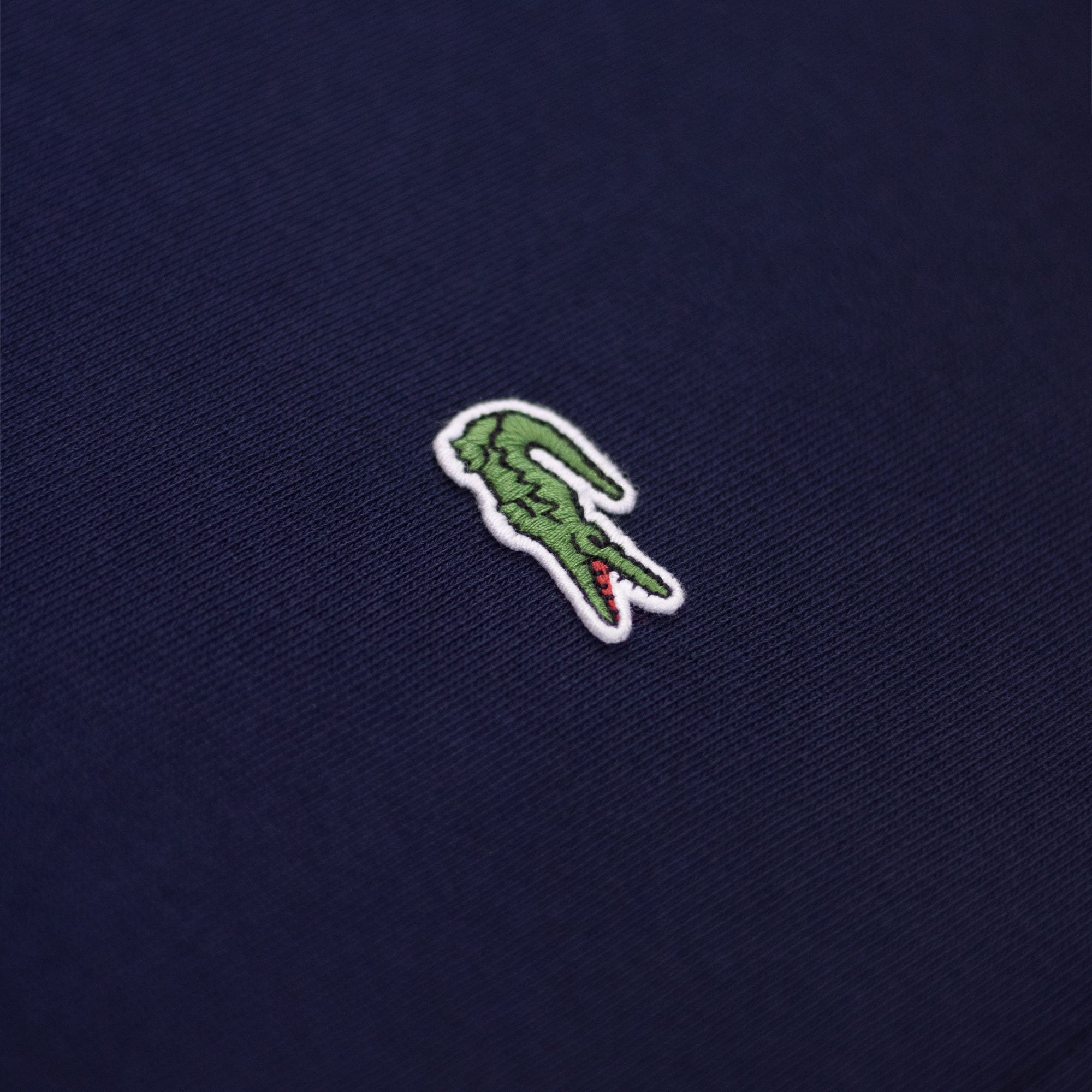 Lacoste Logo Cotton Blend Sweatshirt Navy