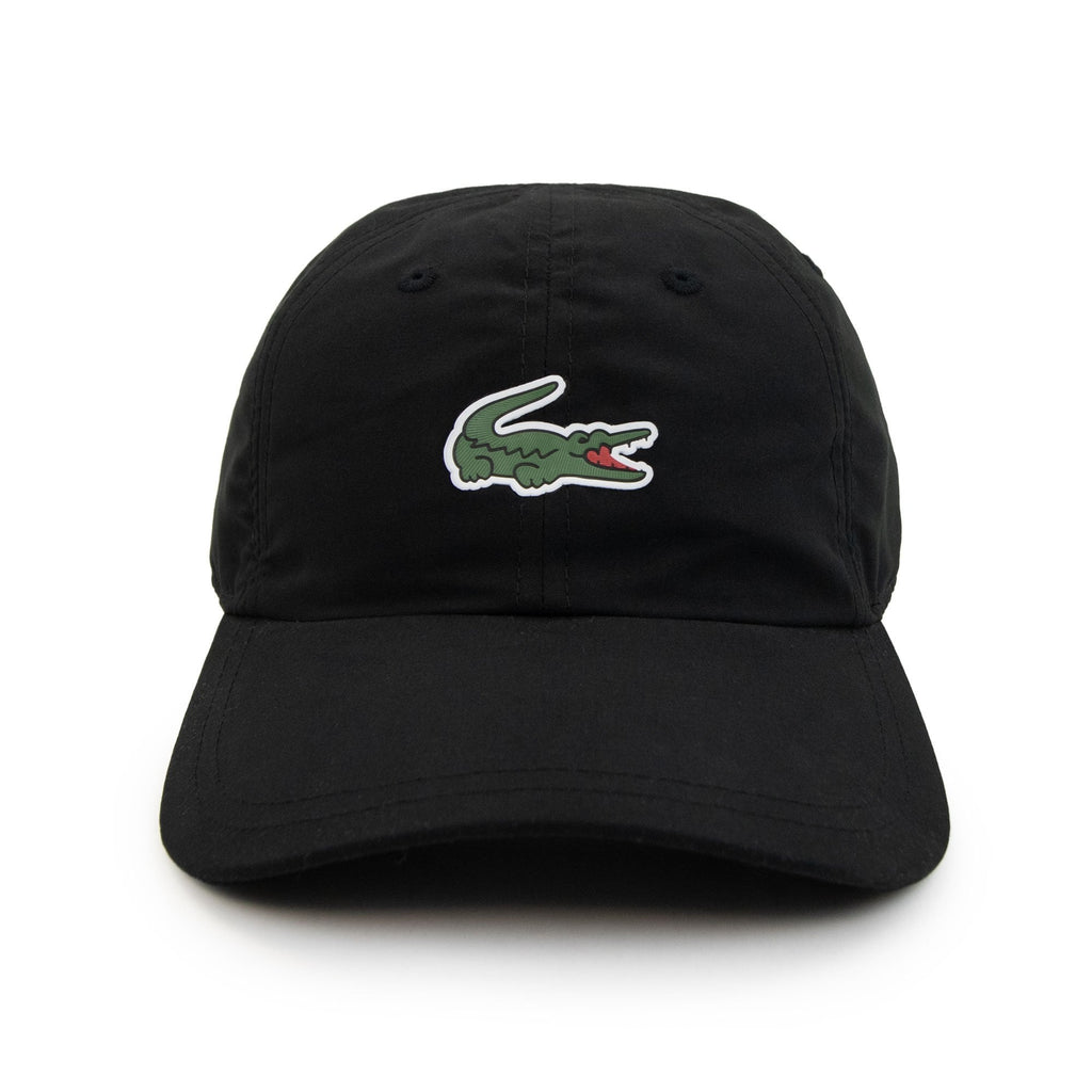 Lacoste Crocodile Embossed Logo Cap Black