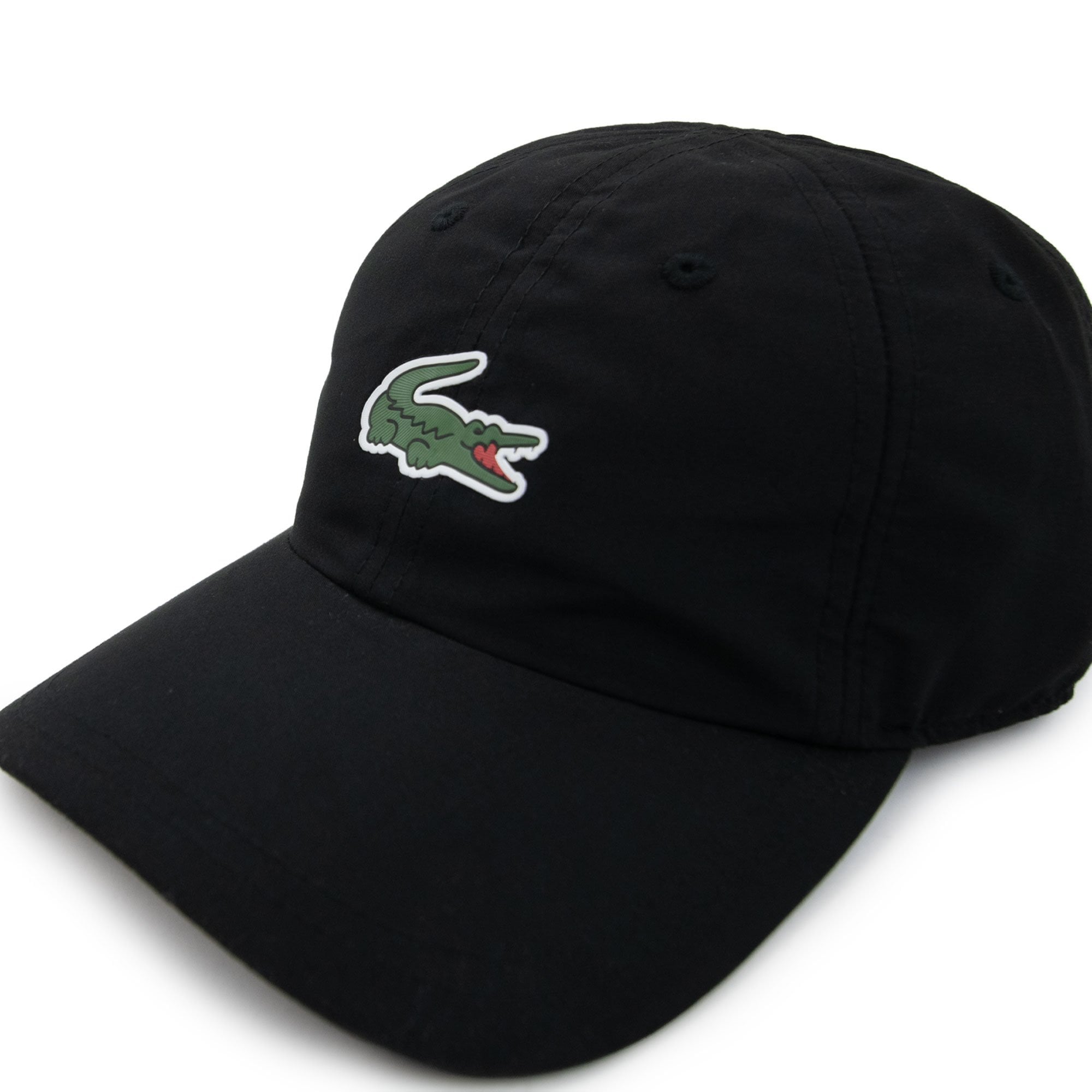 Lacoste Crocodile Embossed Logo Cap Black