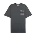 Aquascutum Active Club Check Pocket T Shirt Charcoal