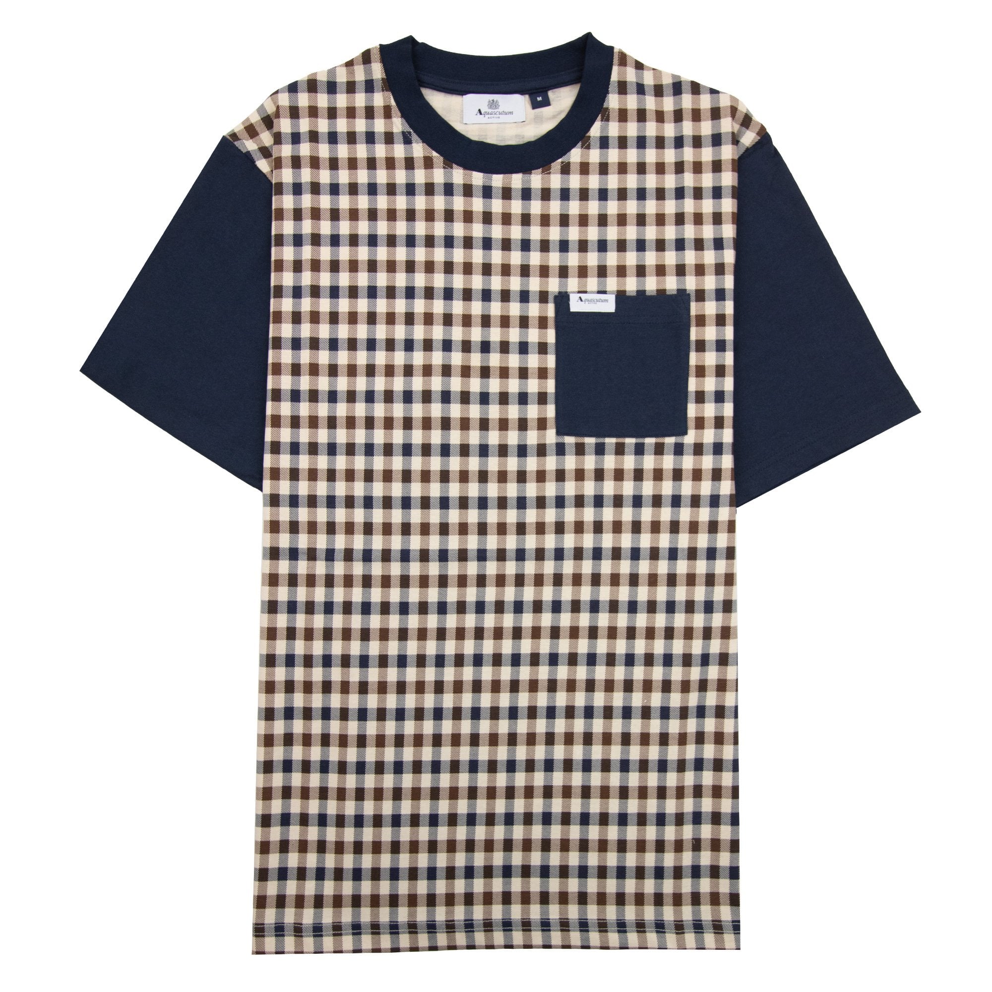 Aquascutum Active Solid Pocket T Shirt Navy