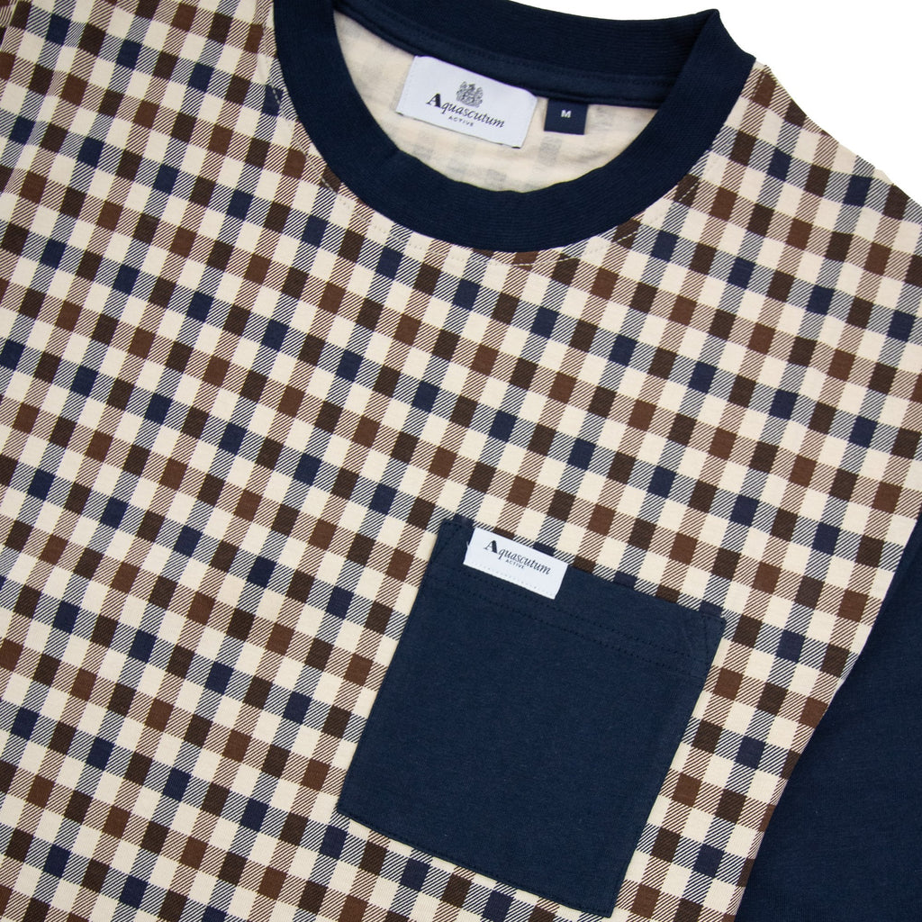 Aquascutum Active Solid Pocket T Shirt Navy