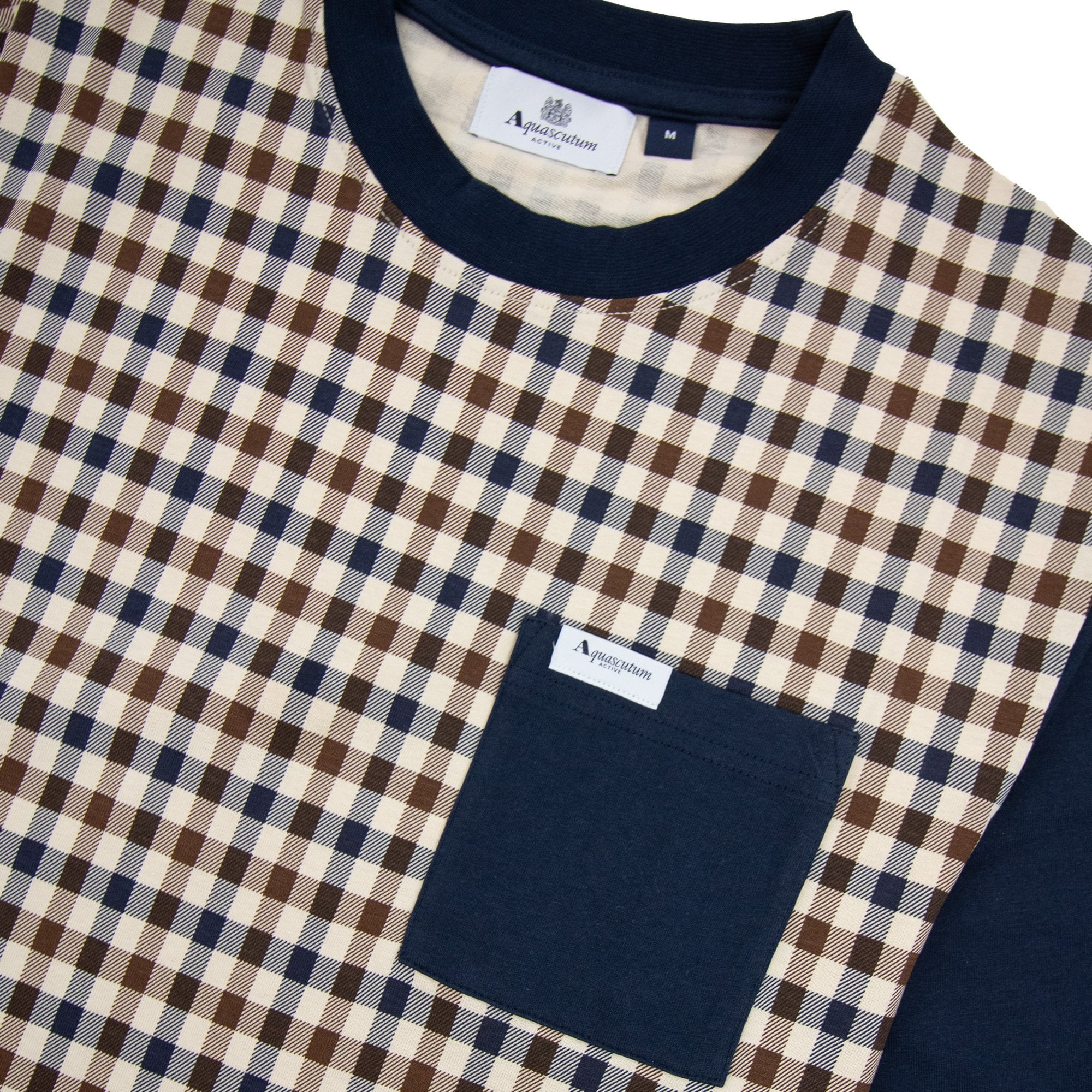 Aquascutum Active Solid Pocket T Shirt Navy