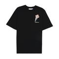 Casablanca Leaning Column Printed T Shirt Black