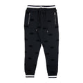Dolce & Gabbana Embossed Valvet Pattern Tracksuit Bottoms Black N0000