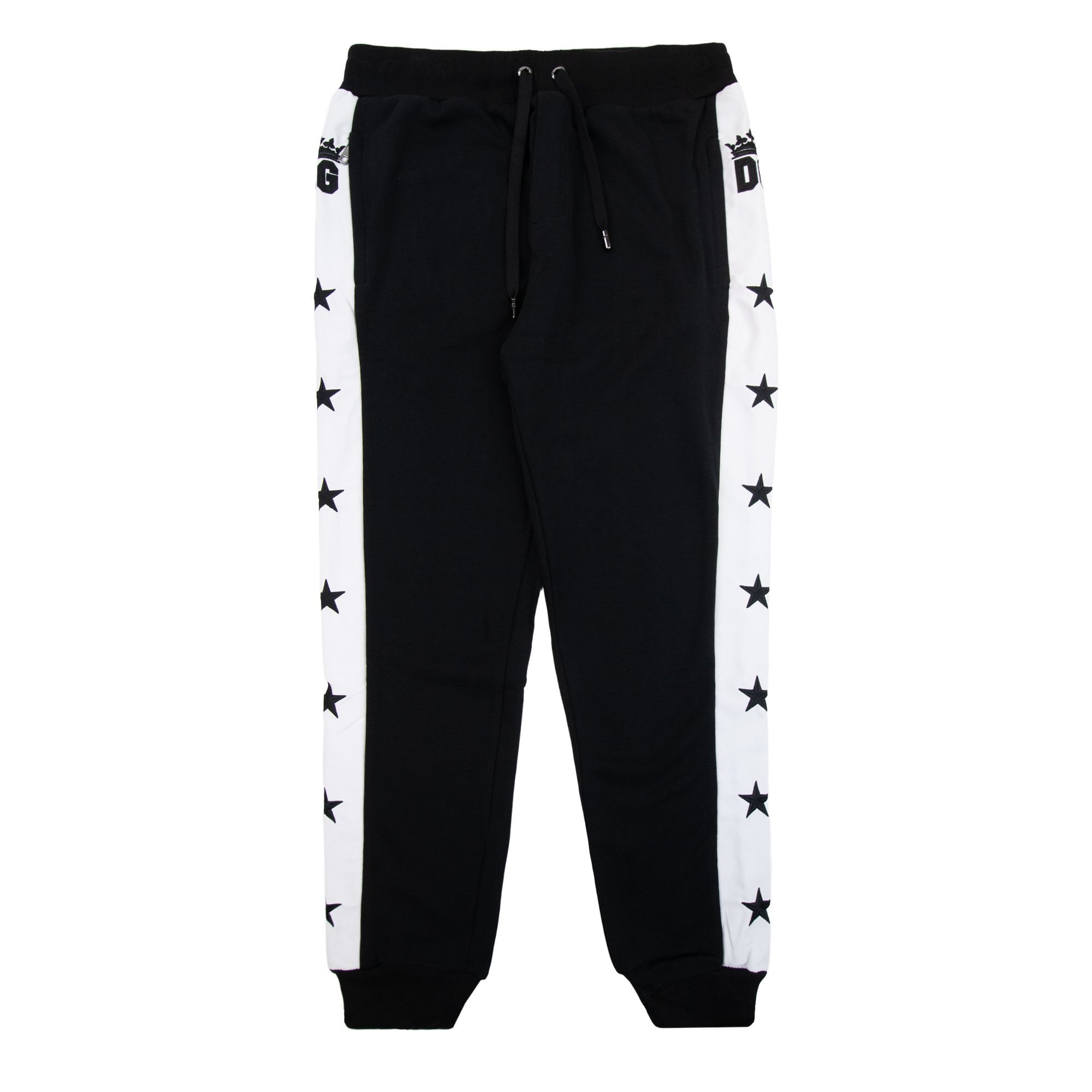 Dolce & Gabbana Dg Embroidered Star Jogging Pants Black N0000