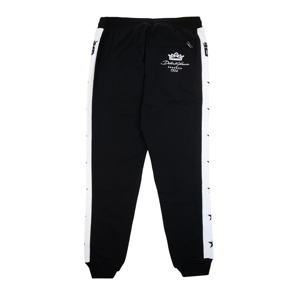 Dolce & Gabbana Dg Embroidered Star Jogging Pants Black N0000