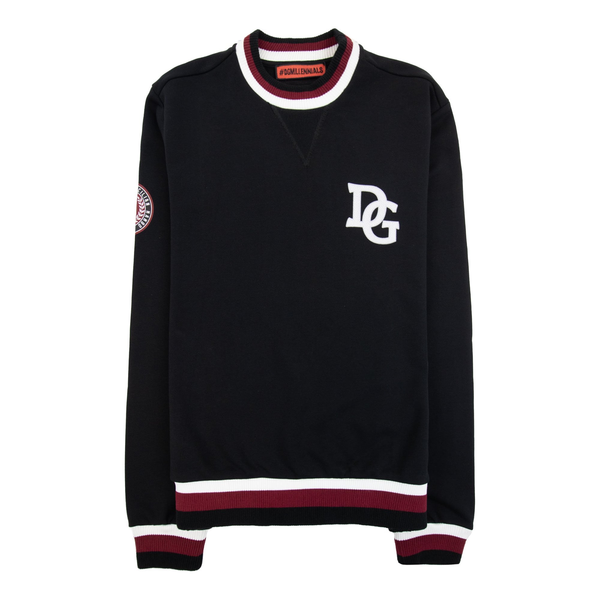 Dolce & Gabbana Dg King Crown Crewneck Sweatshirt Black N0000