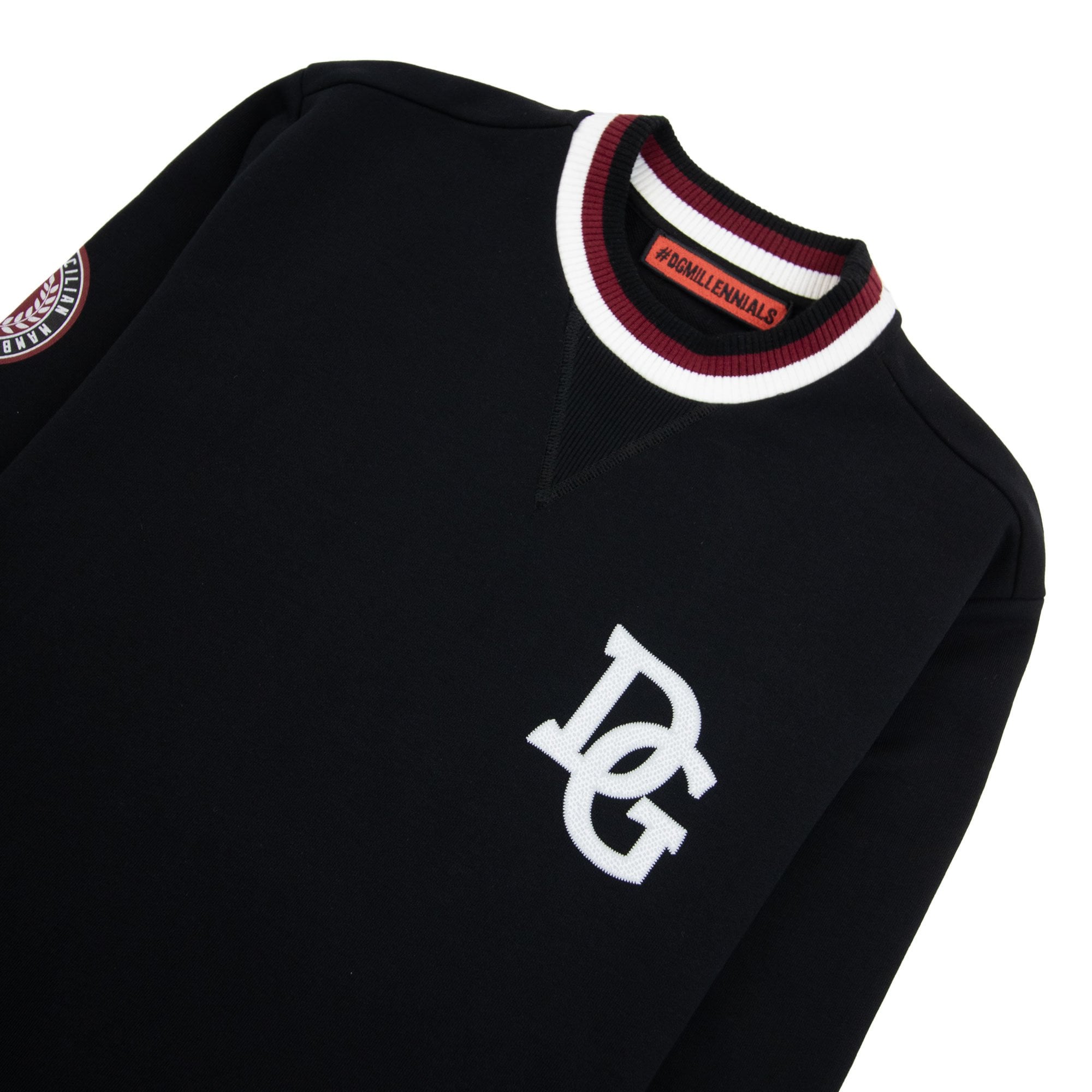 Dolce & Gabbana Dg King Crown Crewneck Sweatshirt Black N0000