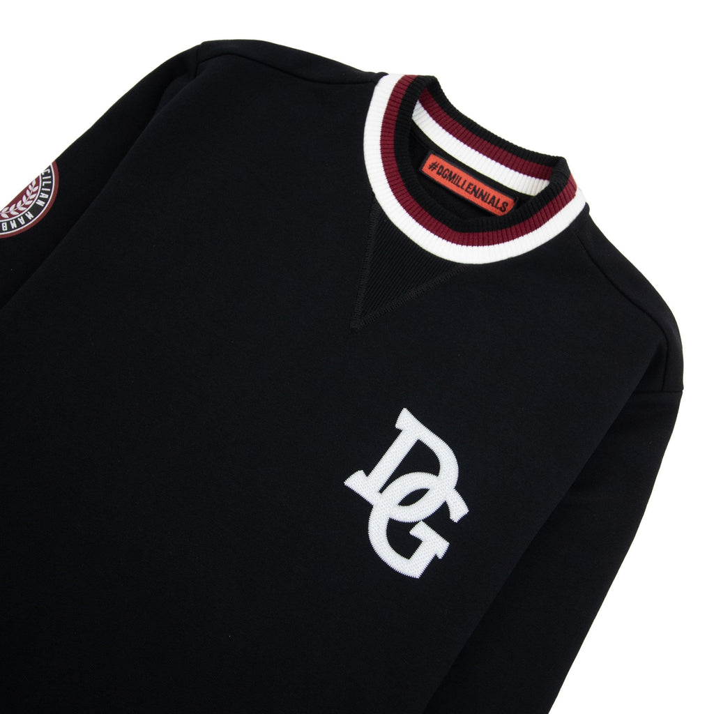Dolce & Gabbana Dg King Crown Crewneck Sweatshirt Black N0000