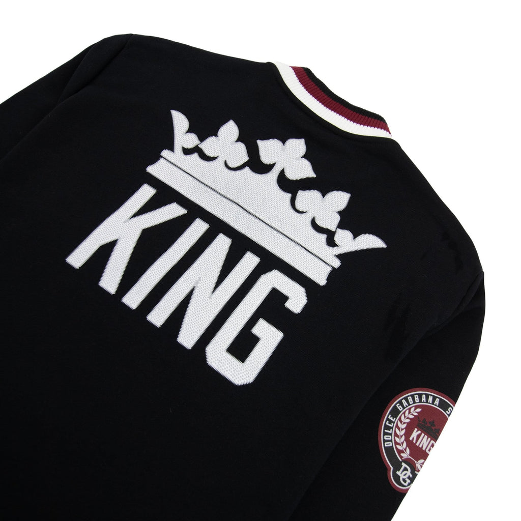 Dolce & Gabbana Dg King Crown Crewneck Sweatshirt Black N0000