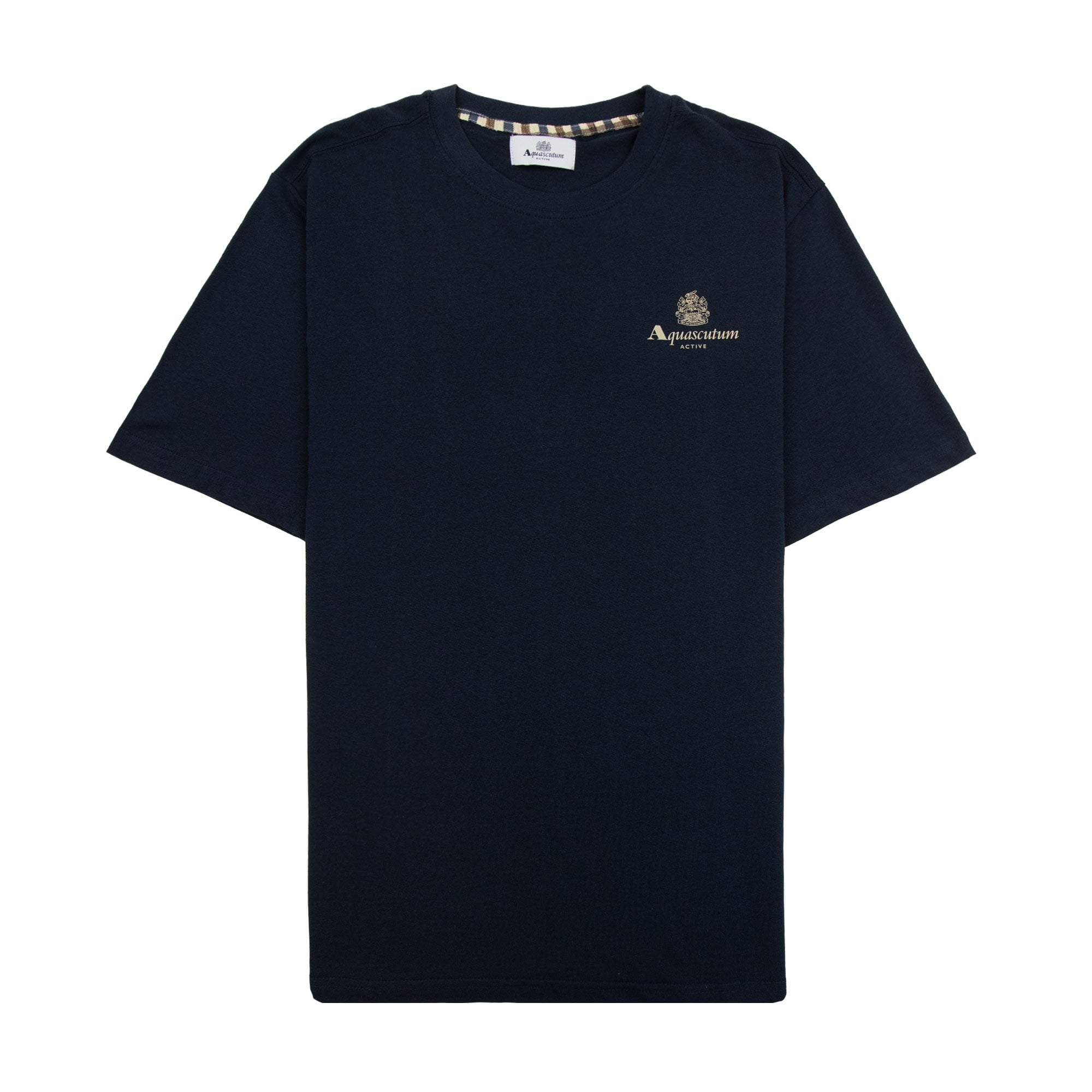 Aquascutum Active Small Logo T Shirt Navy