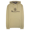 Aquascutum Active Big Logo Hoodie Beige