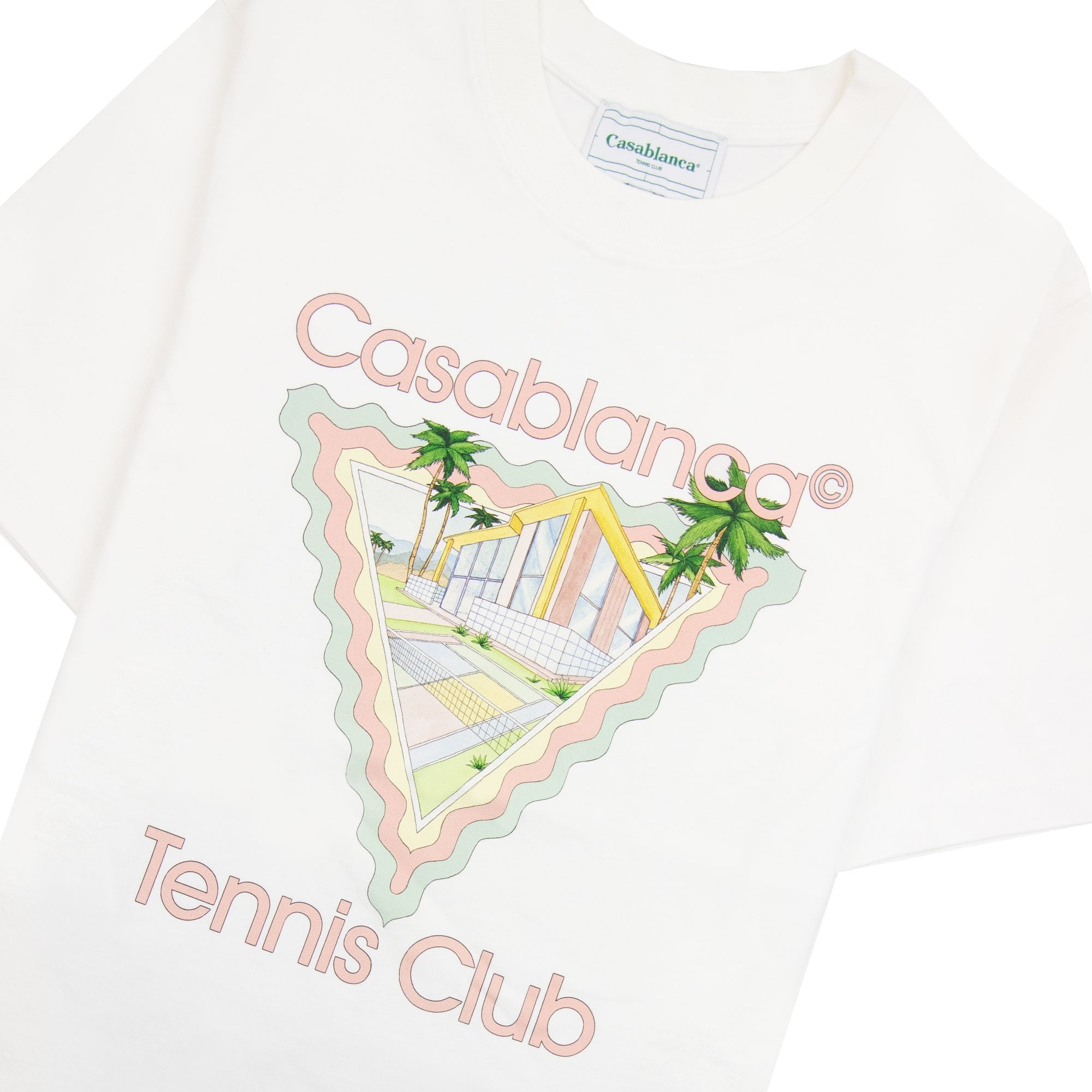 Casablanca Maison De Reve Printed T Shirt White