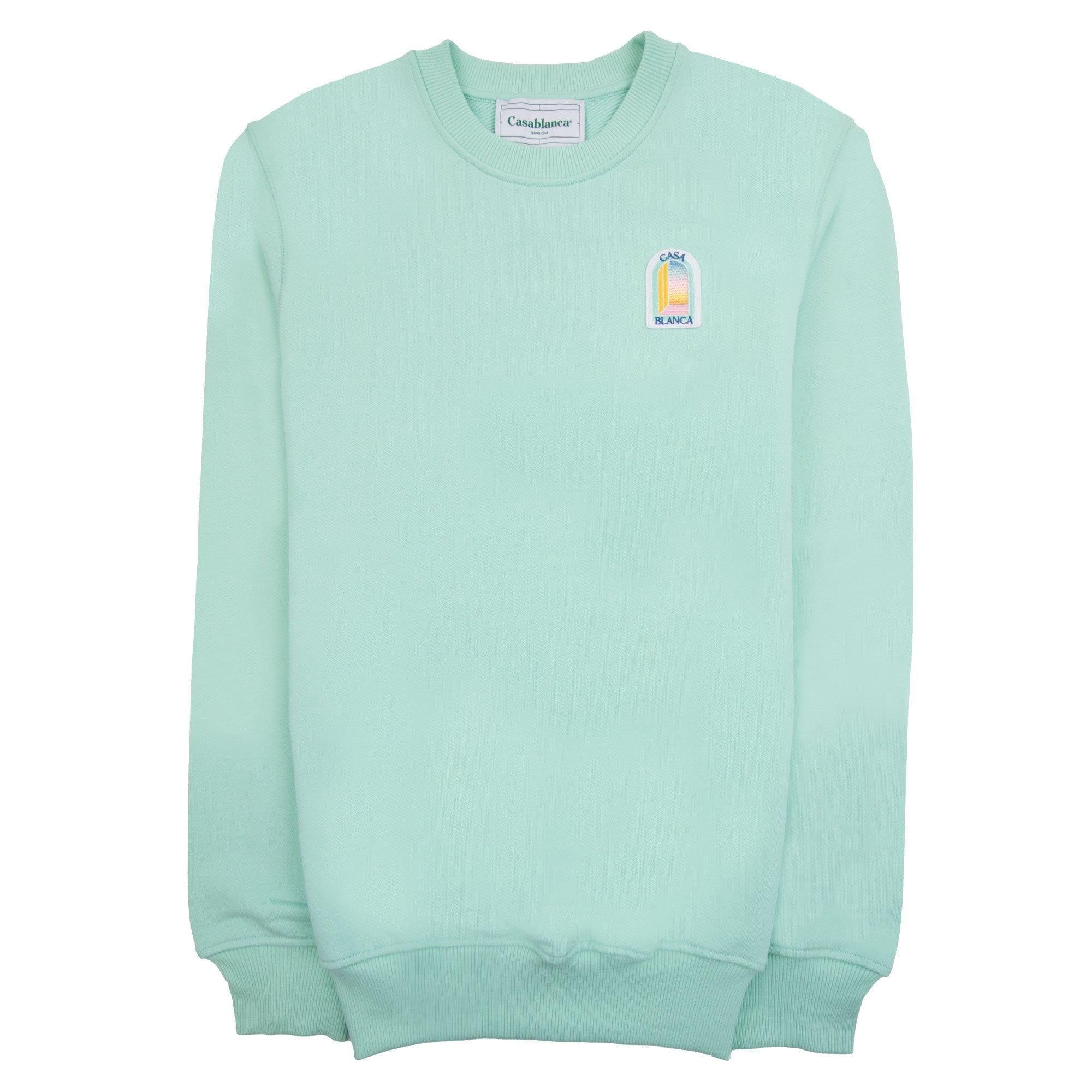 Casablanca L Arc Colore Patch Sweatshirt Mint
