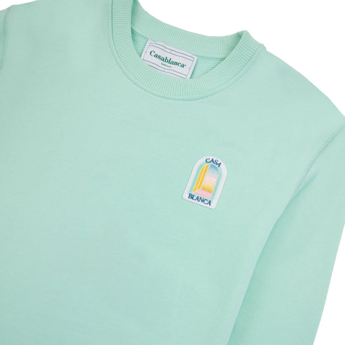 Casablanca L Arc Colore Patch Sweatshirt Mint