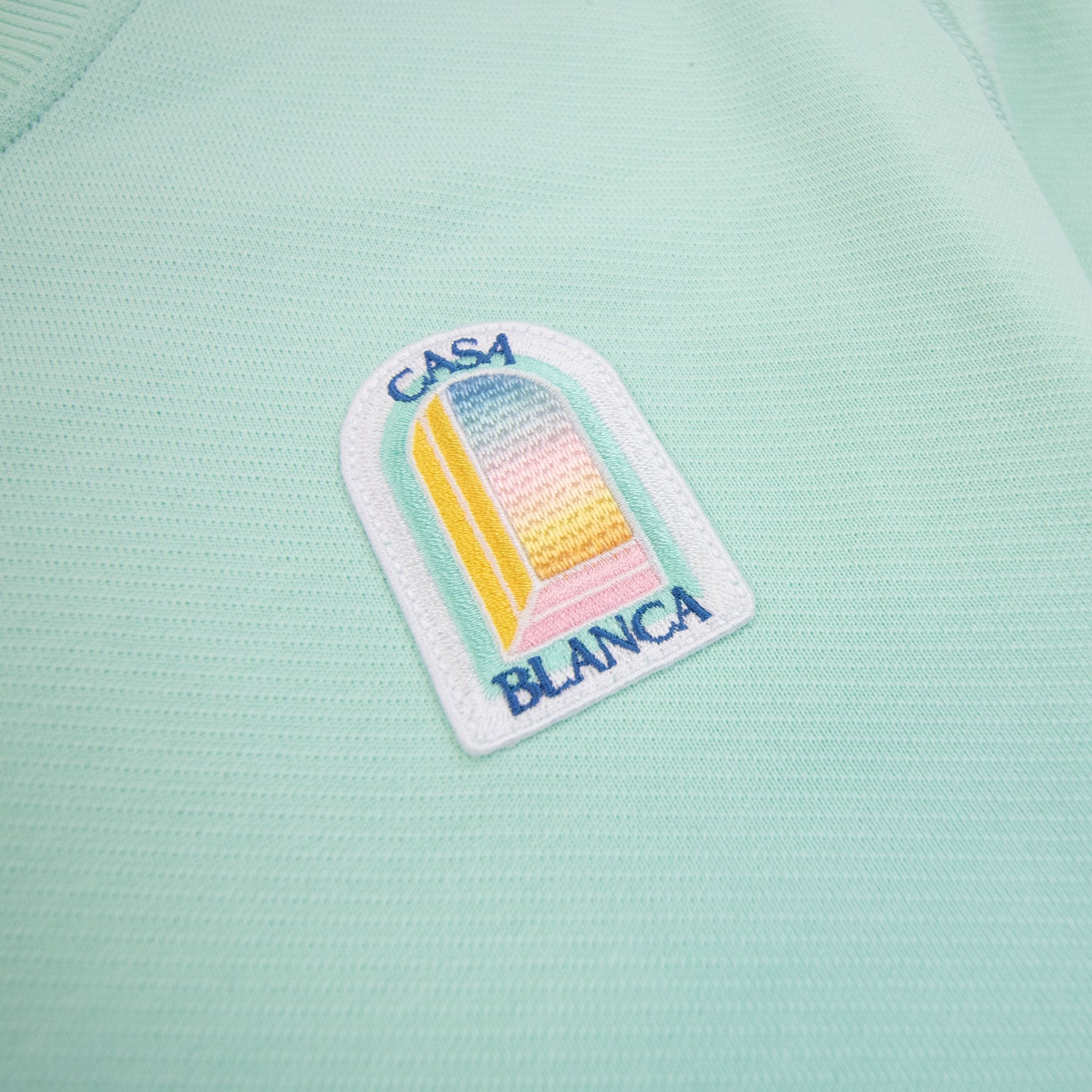 Casablanca L Arc Colore Patch Sweatshirt Mint