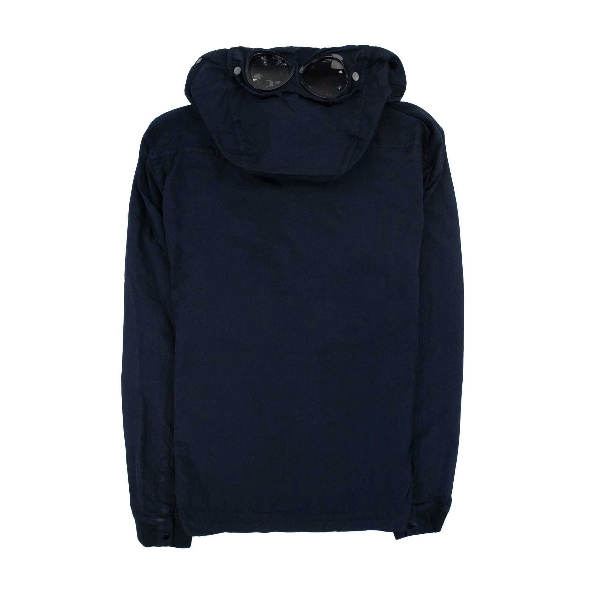 Cp Company Flatt Nylon Goggle Overshirt Navy 888